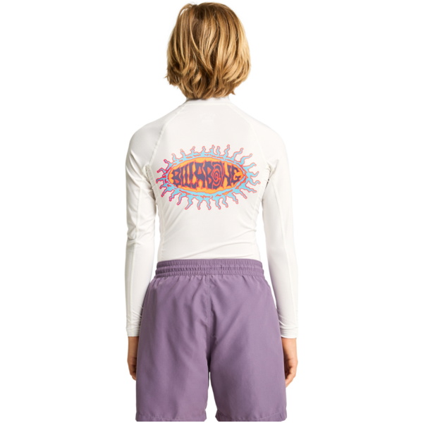 2026 Billabong Junior Reedición Del Chaleco De Lycra De Manga Larga EBBWR03010 - White